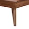Baxton Studio Melora Mid-Century Modern Walnut Brown Finished Wood and Rattan Twin Size 4-Piece Bedroom Set 241-11178-11179-11298-11299-11300-ZORO - alternate 8